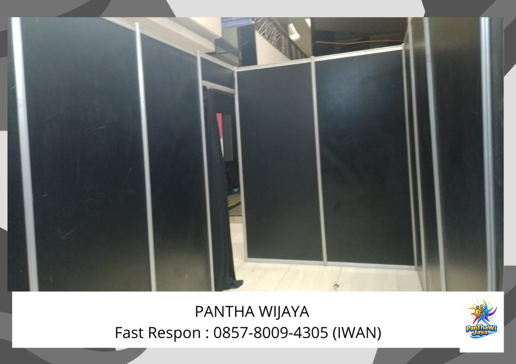 Sewa Partisi Hitam Dan Putih Sekat Ruang Area Jakarta