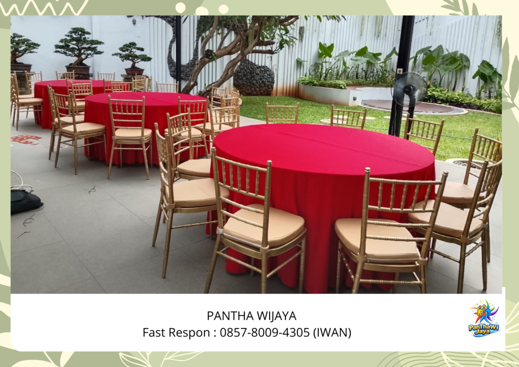 Sewa Kursi Tiffany Area Tangerang Ready Stok  
