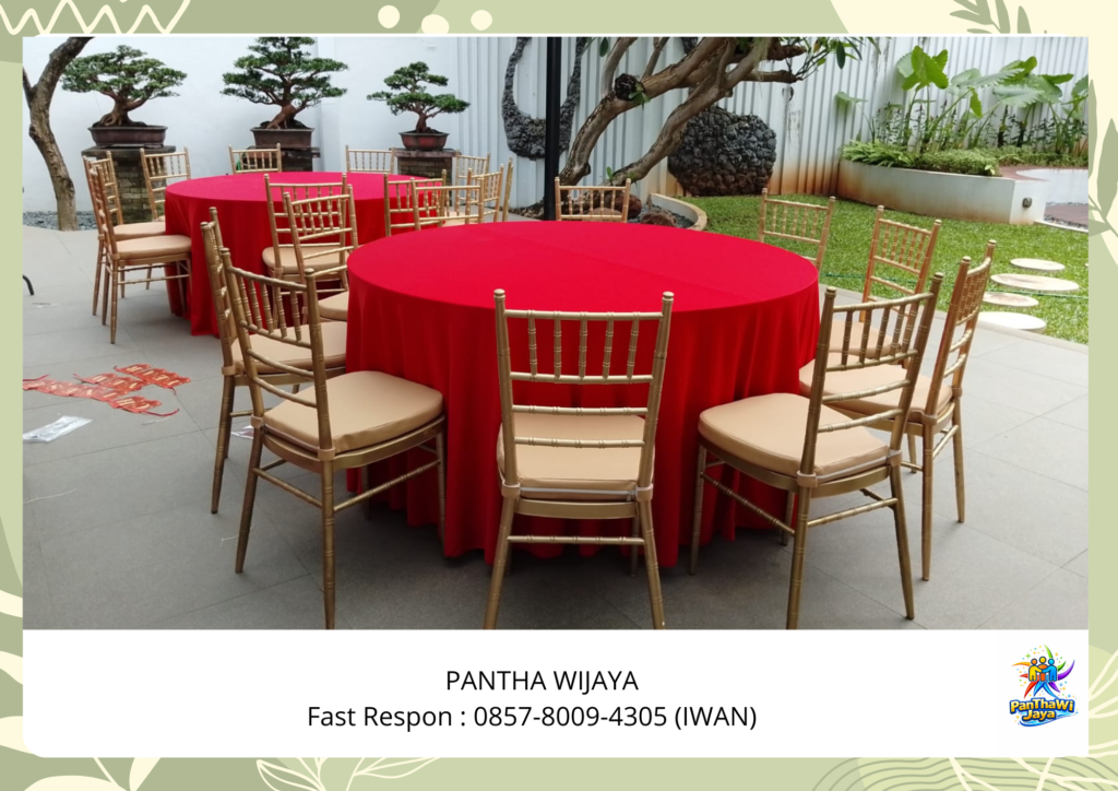 Sewa Kursi Tiffany Area Tangerang Ready Stok  

