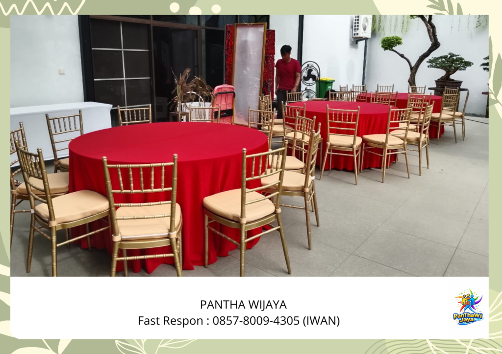 Sewa Kursi Tiffany Area Tangerang Ready Stok  
