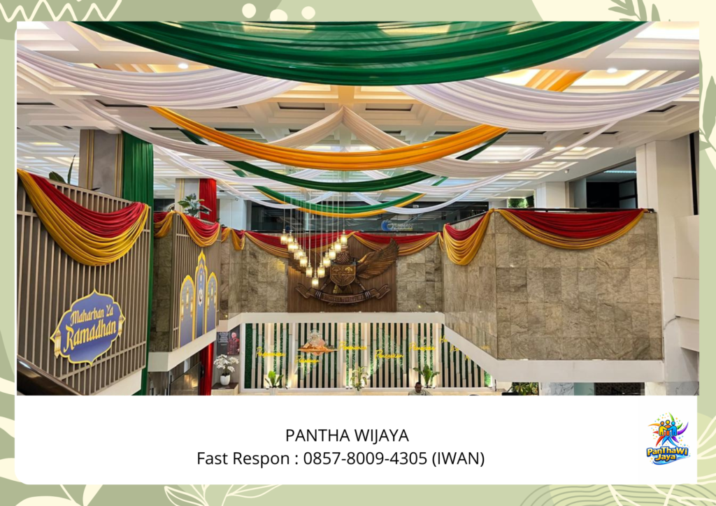 Jasa Dekorasi Ruang Model Kain Juntai Area Jakarta