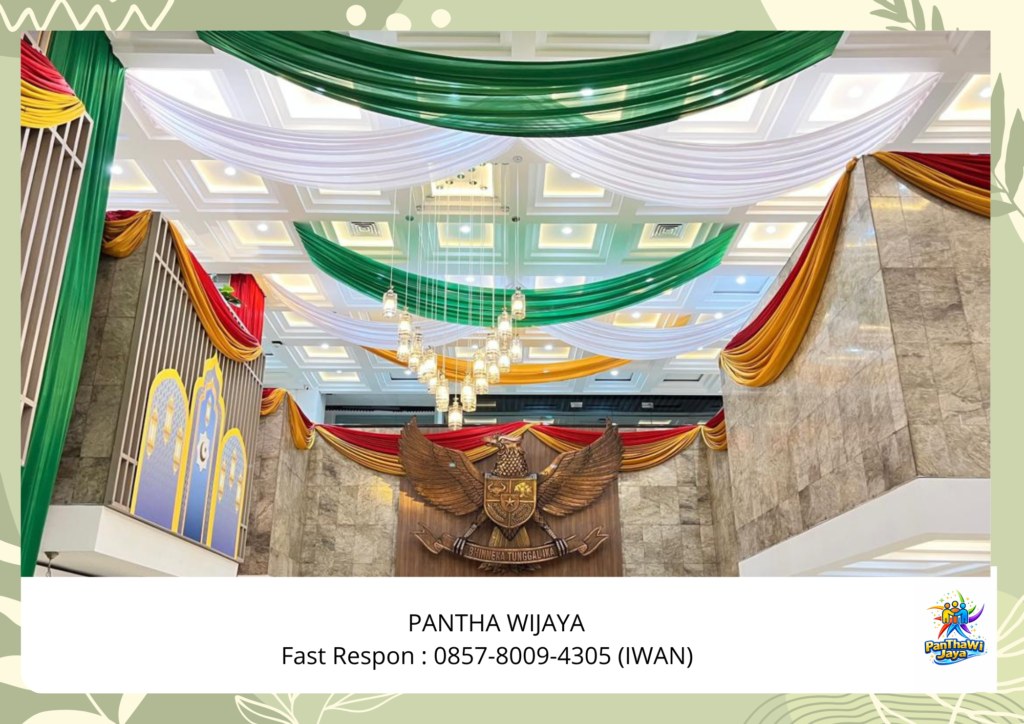 Jasa Dekorasi Ruang Model Kain Juntai Area Jakarta