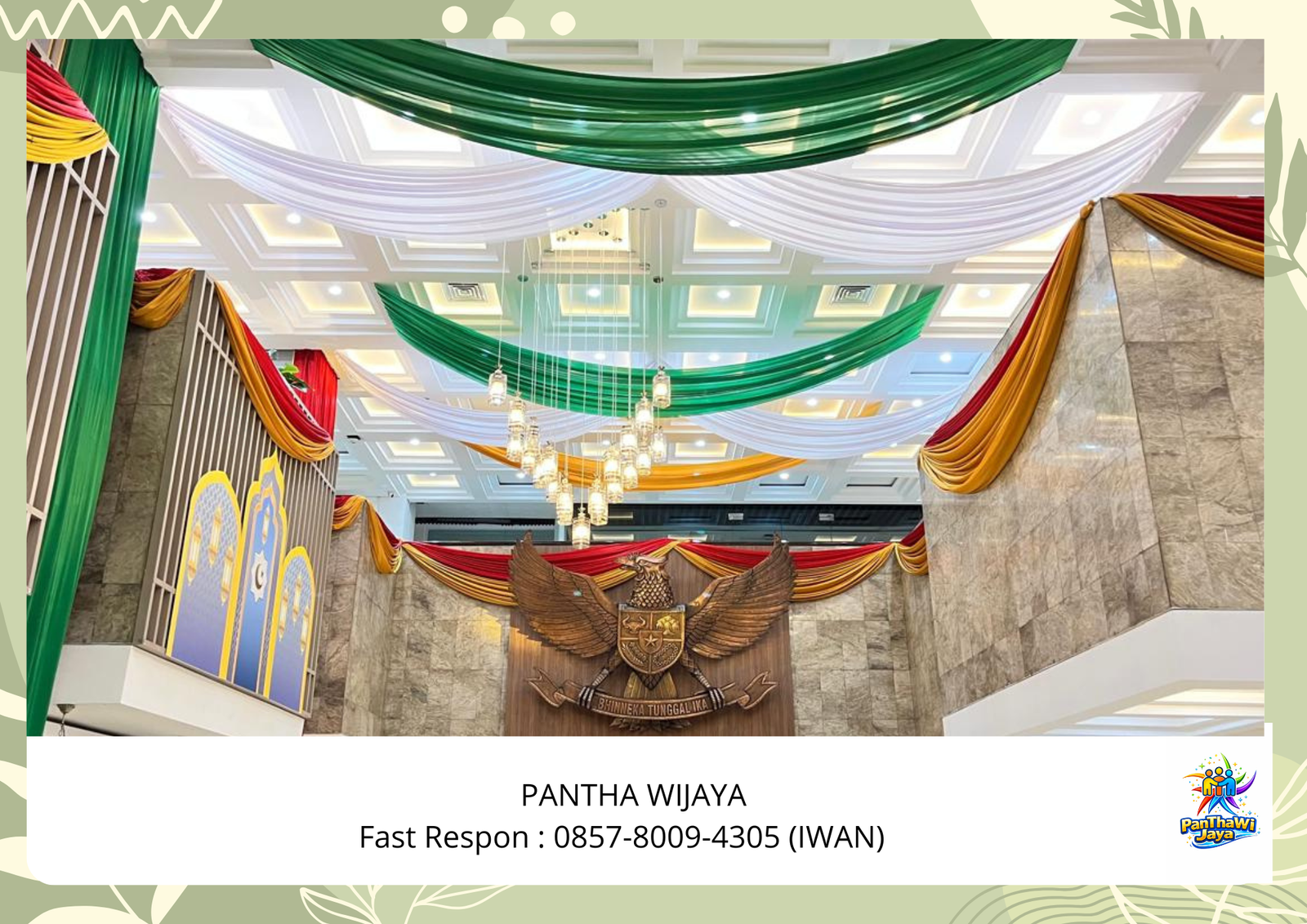 Jasa Dekorasi Ruang Model Kain Juntai Area Jakarta