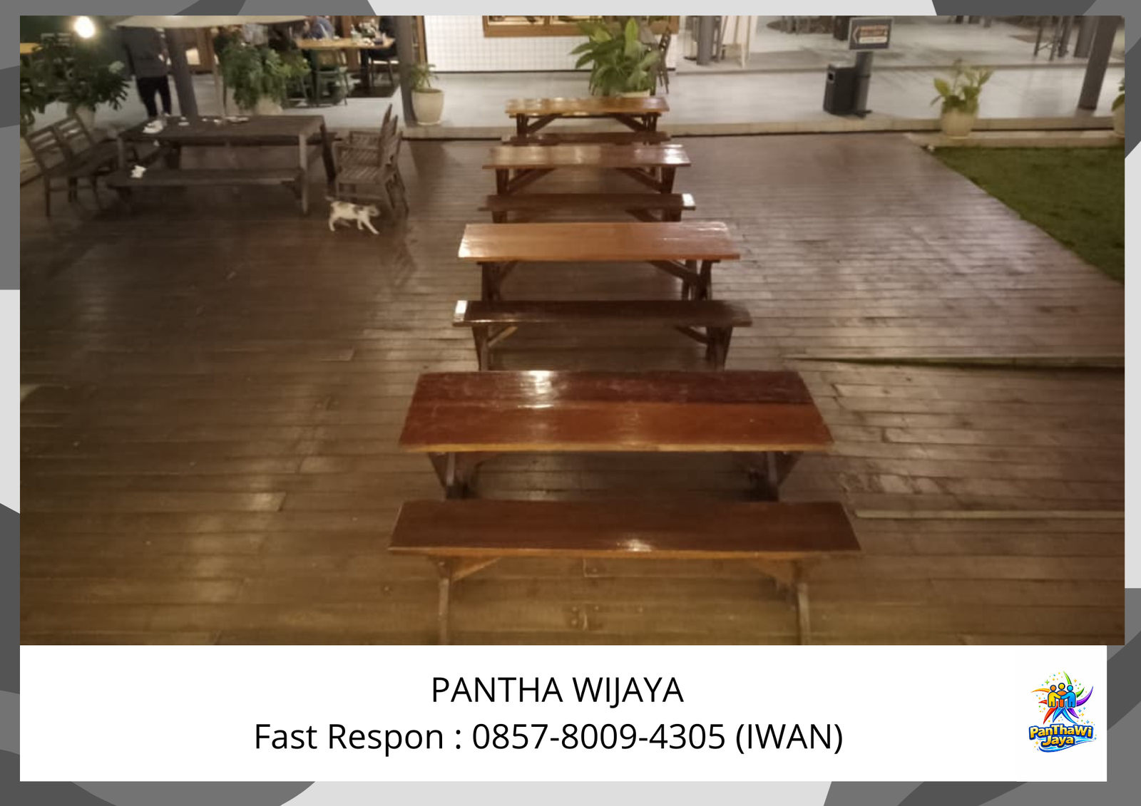 Rental Meja Taman Area Jakarta Pusat