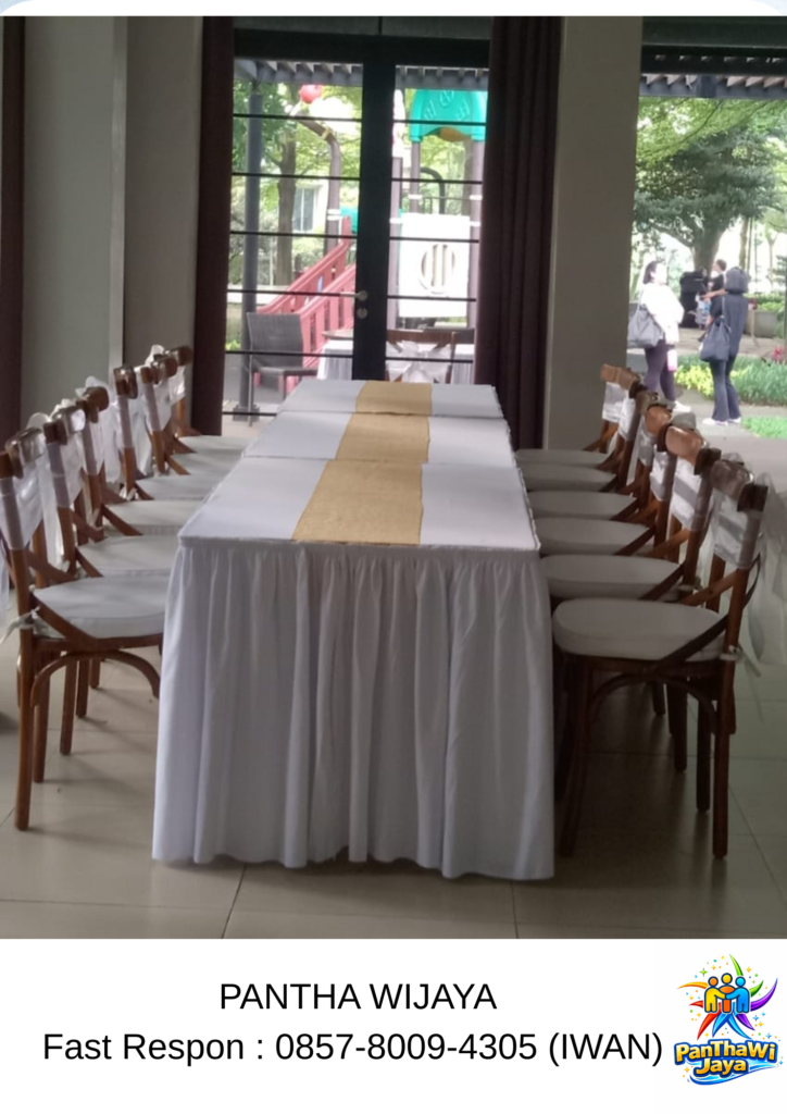 Sewa Kursi Crossback Kayu Area Tangerang