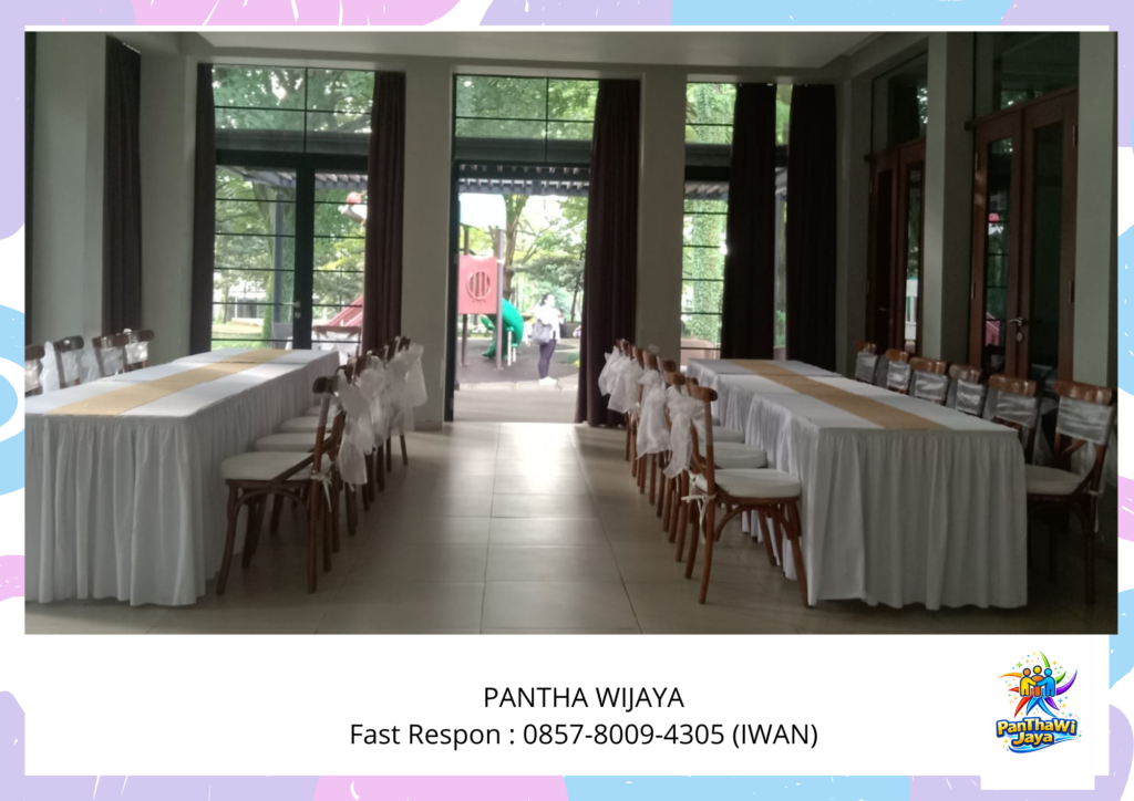 Sewa Kursi Crossback Kayu Area Tangerang