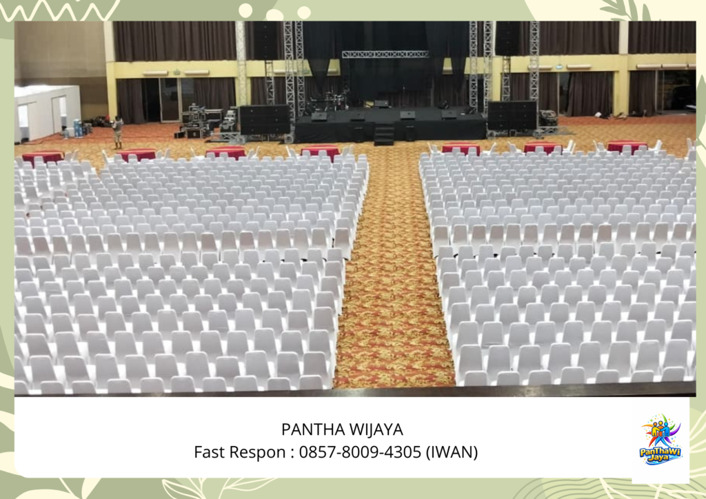 Sewa Kursi Event Full Cover Sarung Kursi Putih Jakarta