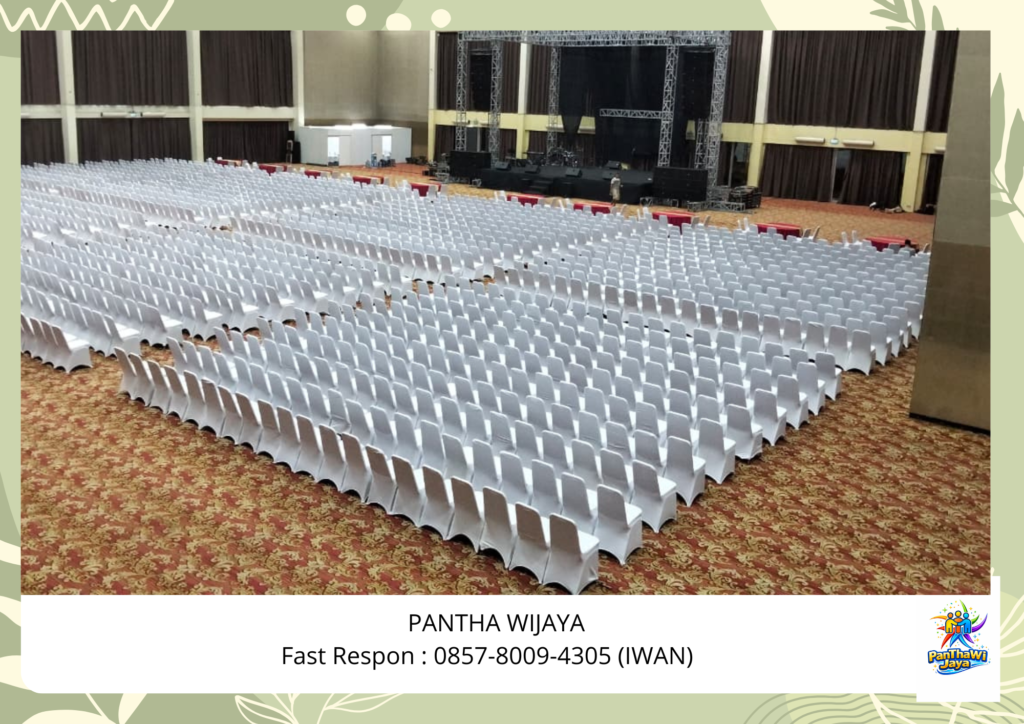 Sewa Kursi Event Full Cover Sarung Kursi Putih Jakarta