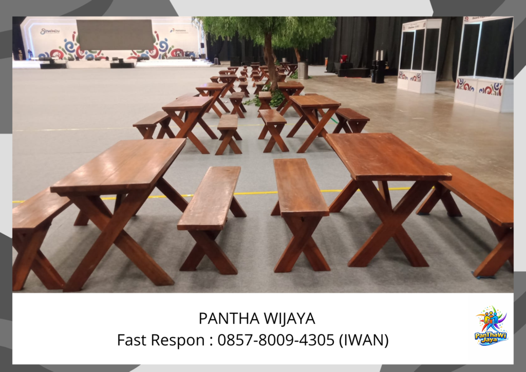 Sewa Meja Dan Bangku Taman Kayu Type Out Door Jakarta