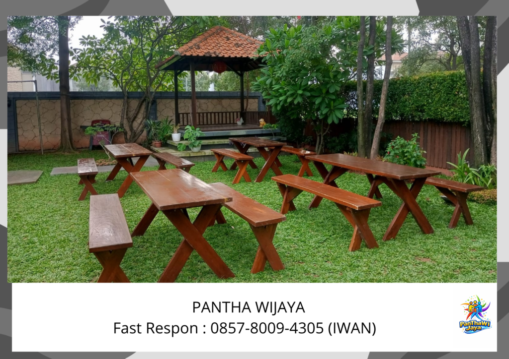 Sewa Meja Dan Bangku Taman Kayu Type Out Door Jakarta