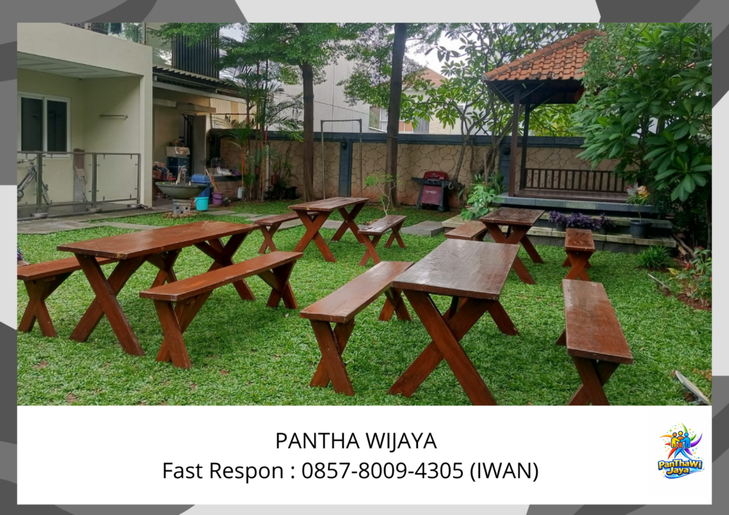 Sewa Meja Dan Bangku Taman Kayu Type Out Door Jakarta