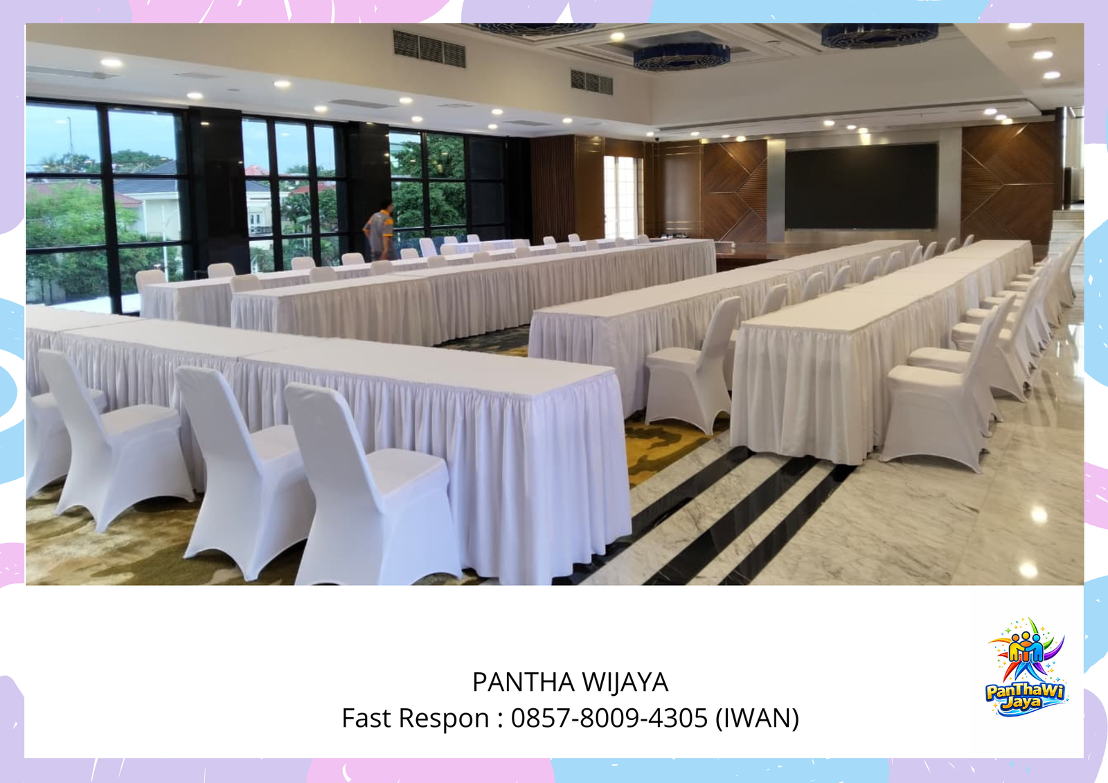 Sewa Meja Kotak Dan Bundar Event Rumah Duka Jakarta