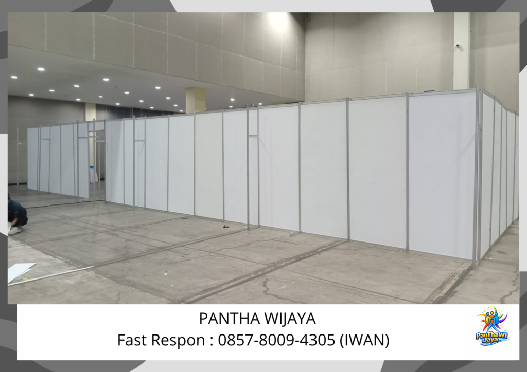 Sewa Partisi Hitam Dan Putih Sekat Ruang Area Jakarta
