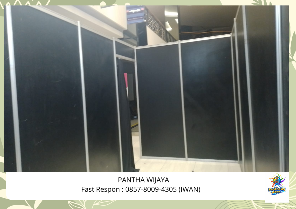 Sewa Partisi Sekat Ruangan Tersedia Hitam Dan Putih di Jakarta