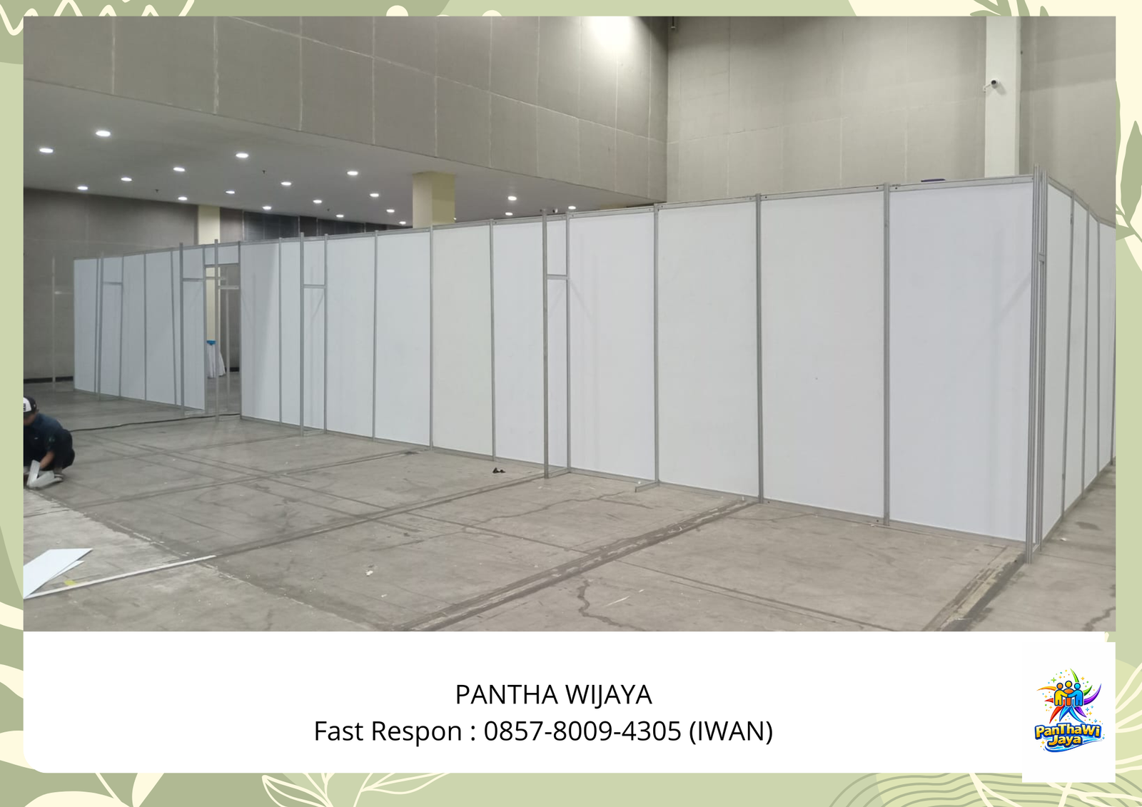 Sewa Partisi Sekat Ruangan Tersedia Hitam Dan Putih di Jakarta