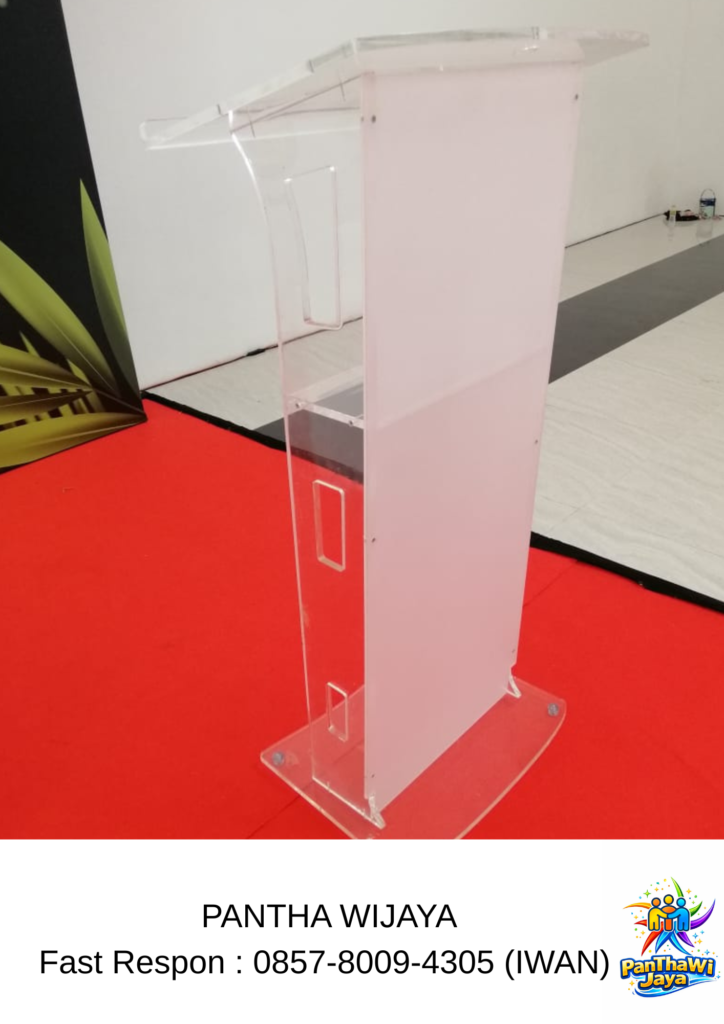 Sewa Podium Kayu Dan Acrylic Area Jakarta