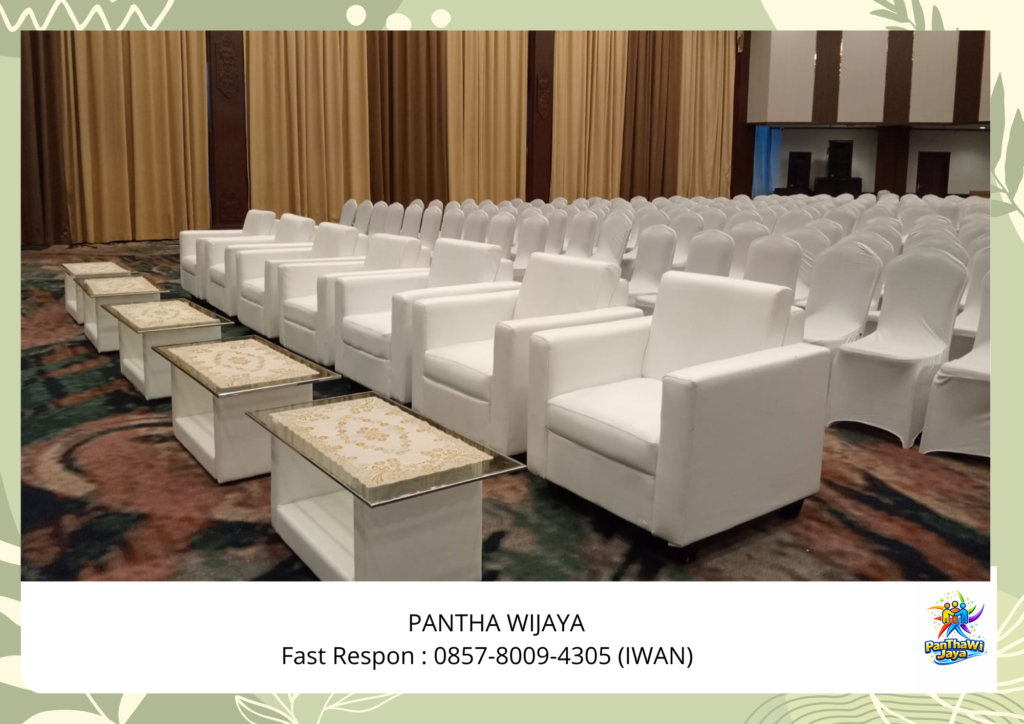 Sewa Sofa Kotak Putih Minimalis Jakarta