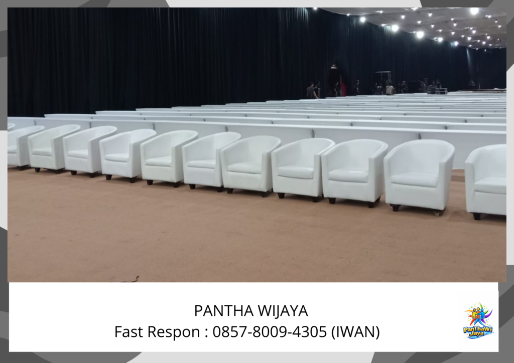 Sewa Sofa Type Oval Putih Area Jakarta
