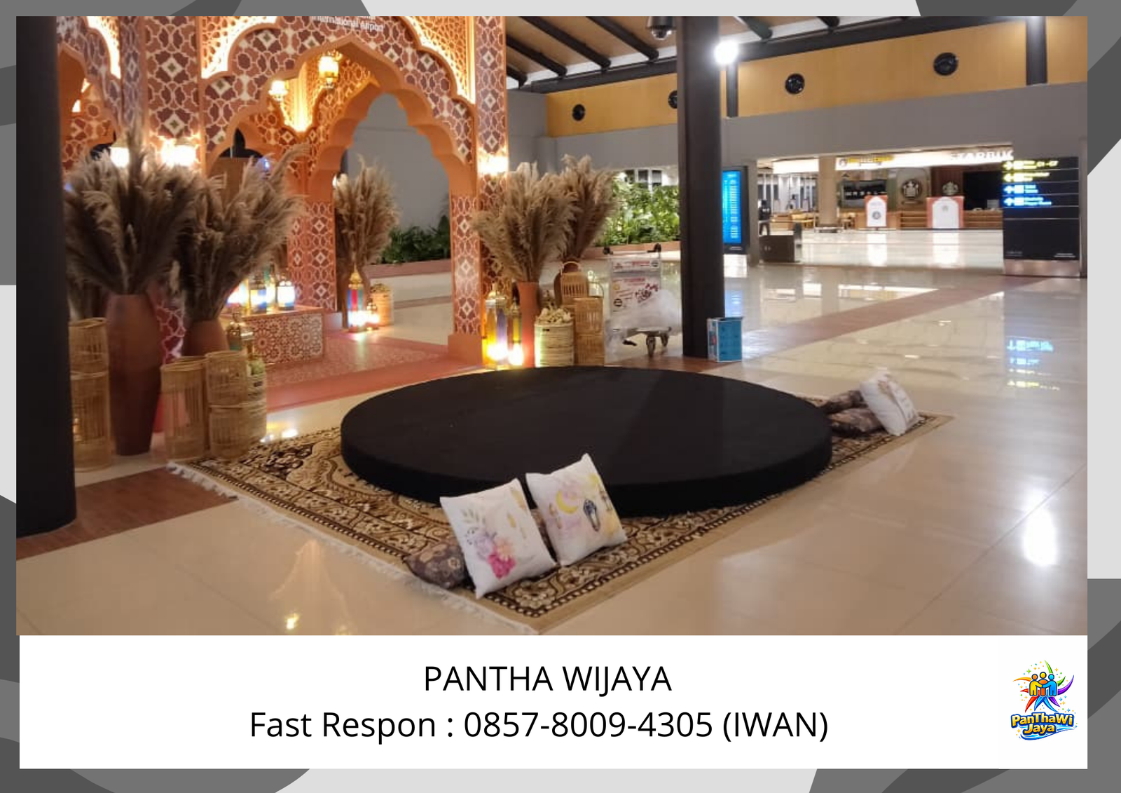 Sewa Table Stage Karpet Buana Hitam Area Jakarta