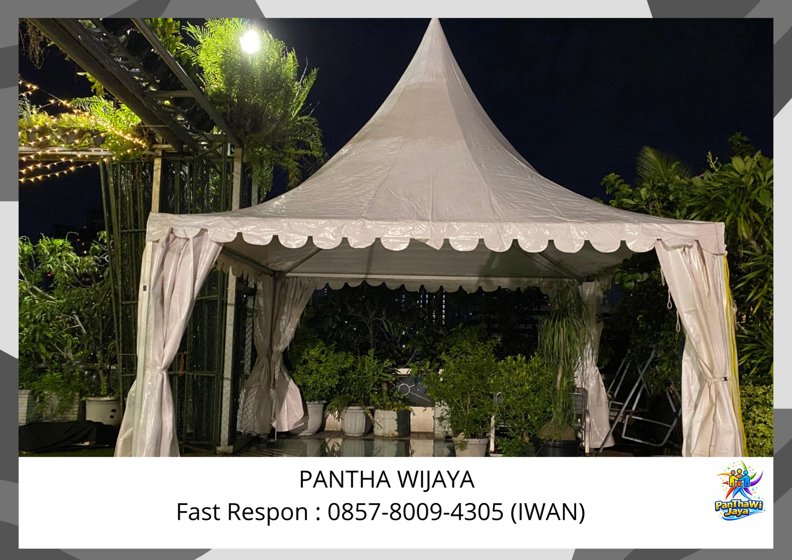 Sewa Tenda Kerucut Terlengkap Area Jakarta Pusat