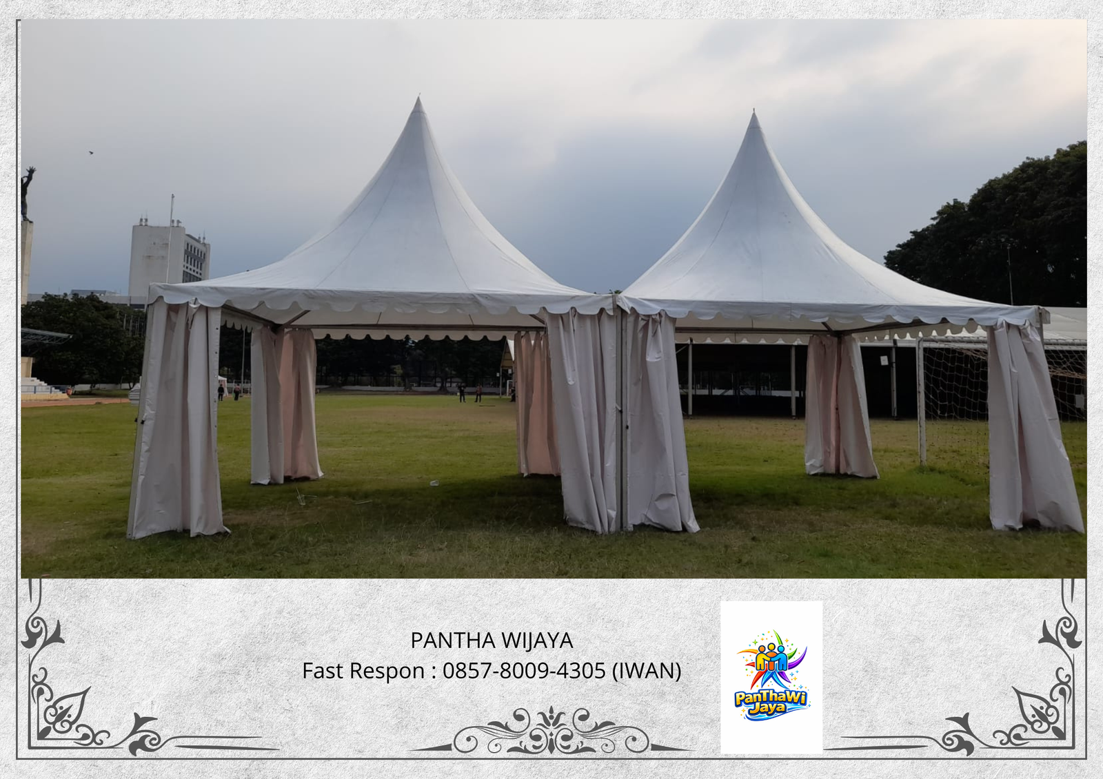 Sewa Tenda Sarnafil Daerah Cikarang Ready Stok Banyak