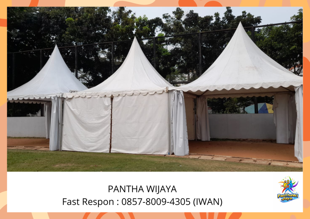 Sewa Tenda Sarnafil Kerucut Untuk Acara Pemakaman Di Jabodetabek