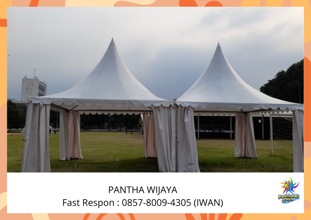 Sewa Tenda Sarnafil Kerucut Untuk Acara Pemakaman Di Jabodetabek