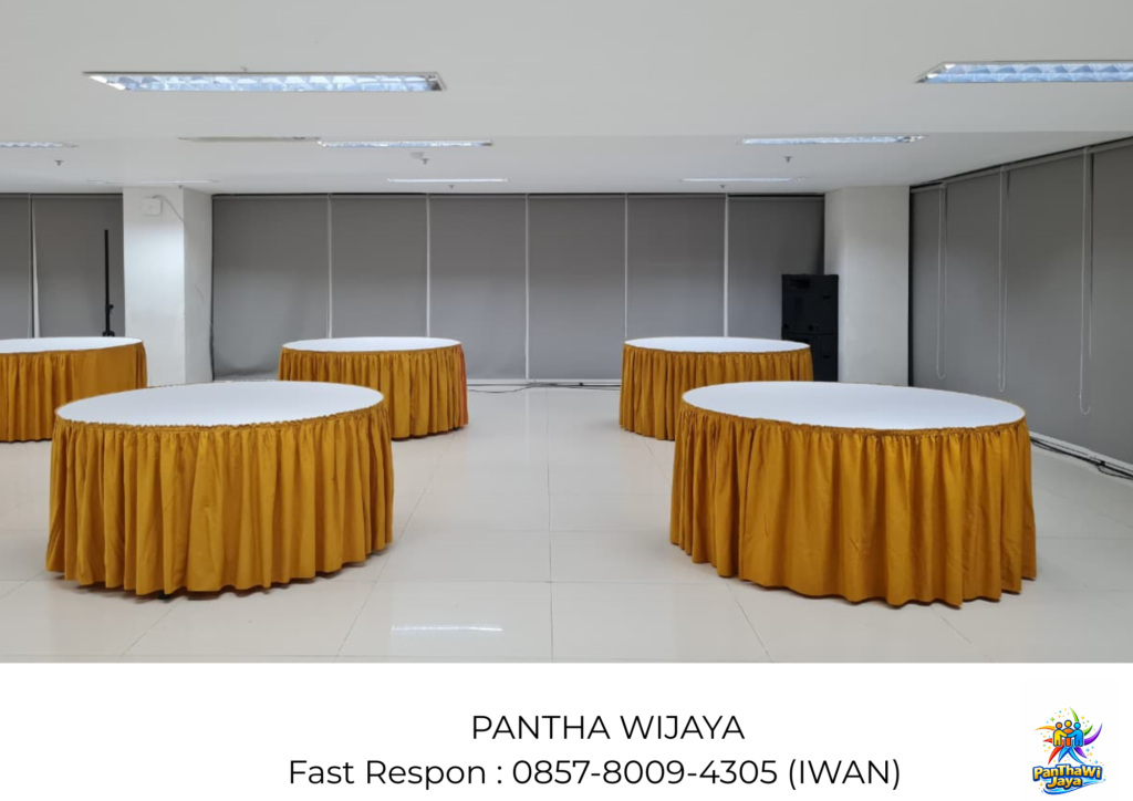 Jasa Sewa Meja Bulat Dan Kotak Ready Stok Area Bekasi Bogor