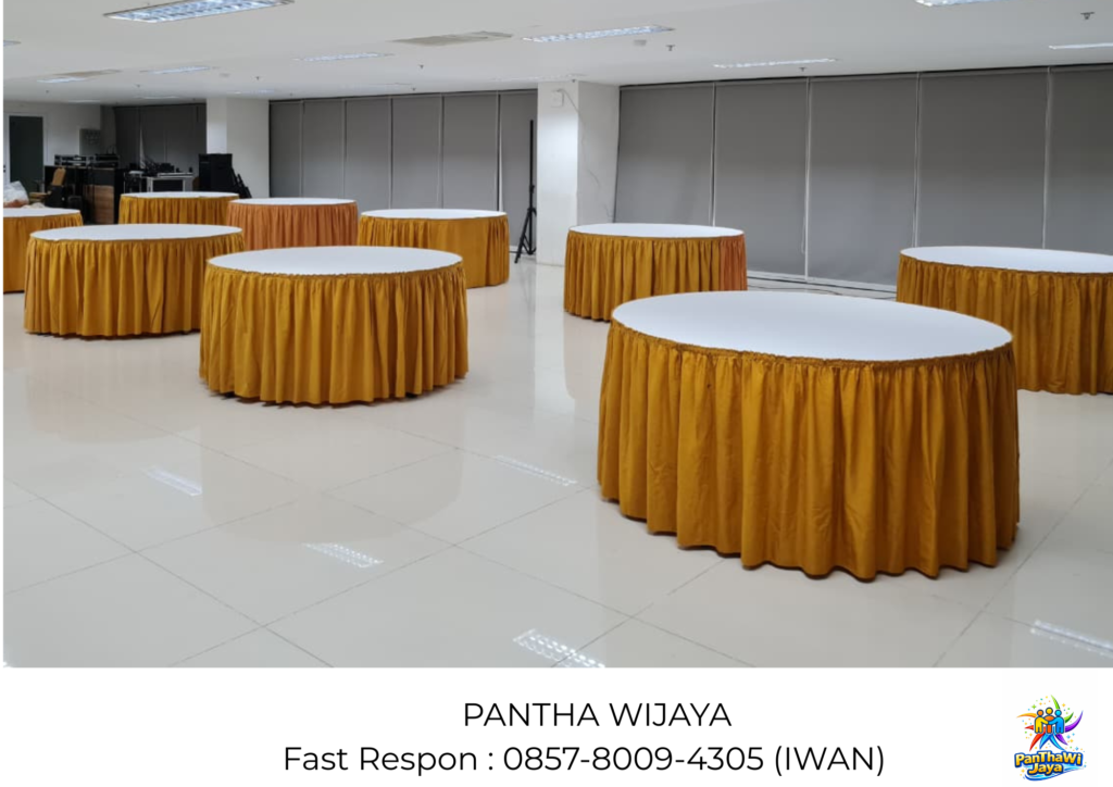 Jasa Sewa Meja Bulat Dan Kotak Ready Stok Area Bekasi Bogor