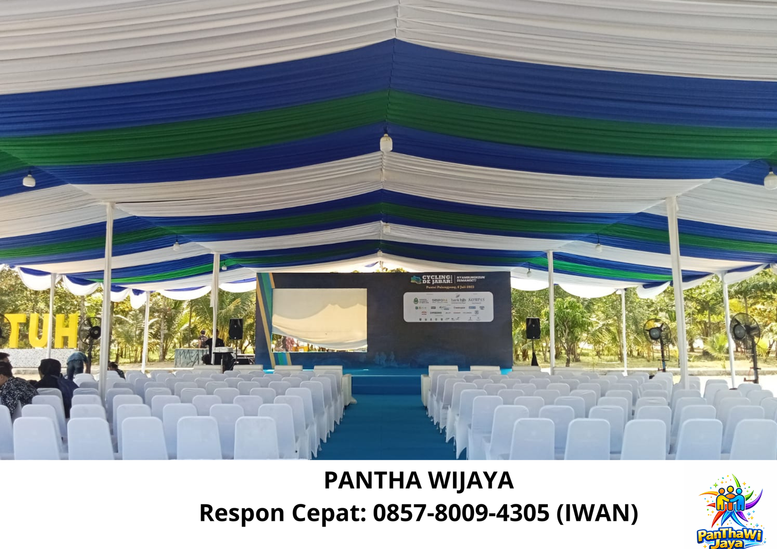 Jasa Sewa Tenda Serut Kain Rempel Dan Poni Aneka Warna Jakarta