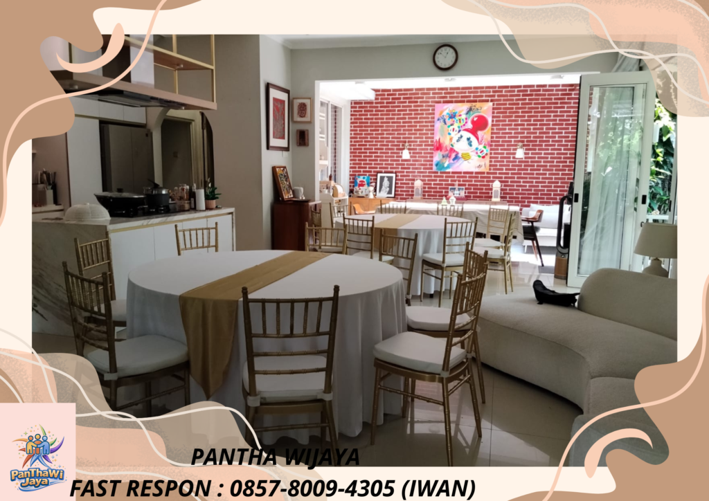 Ready Kursi TIffany Gold Bantalan Putih Bekasi