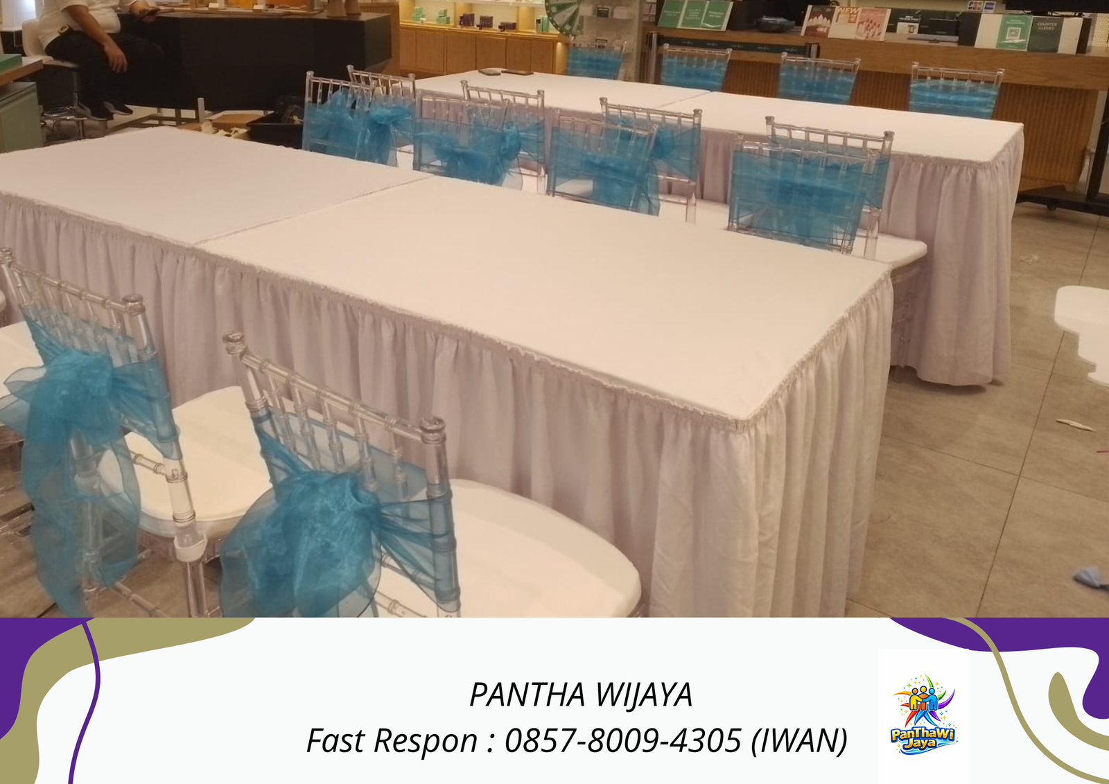 Ready Kursi Tiffany Pita Biru Bekasi