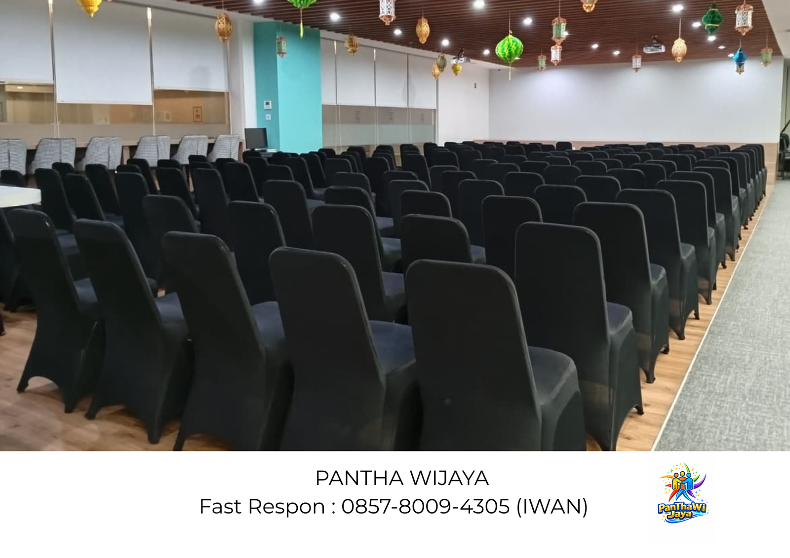 Rental Kursi Futura Warna HItam Acara Event Area Bekasi