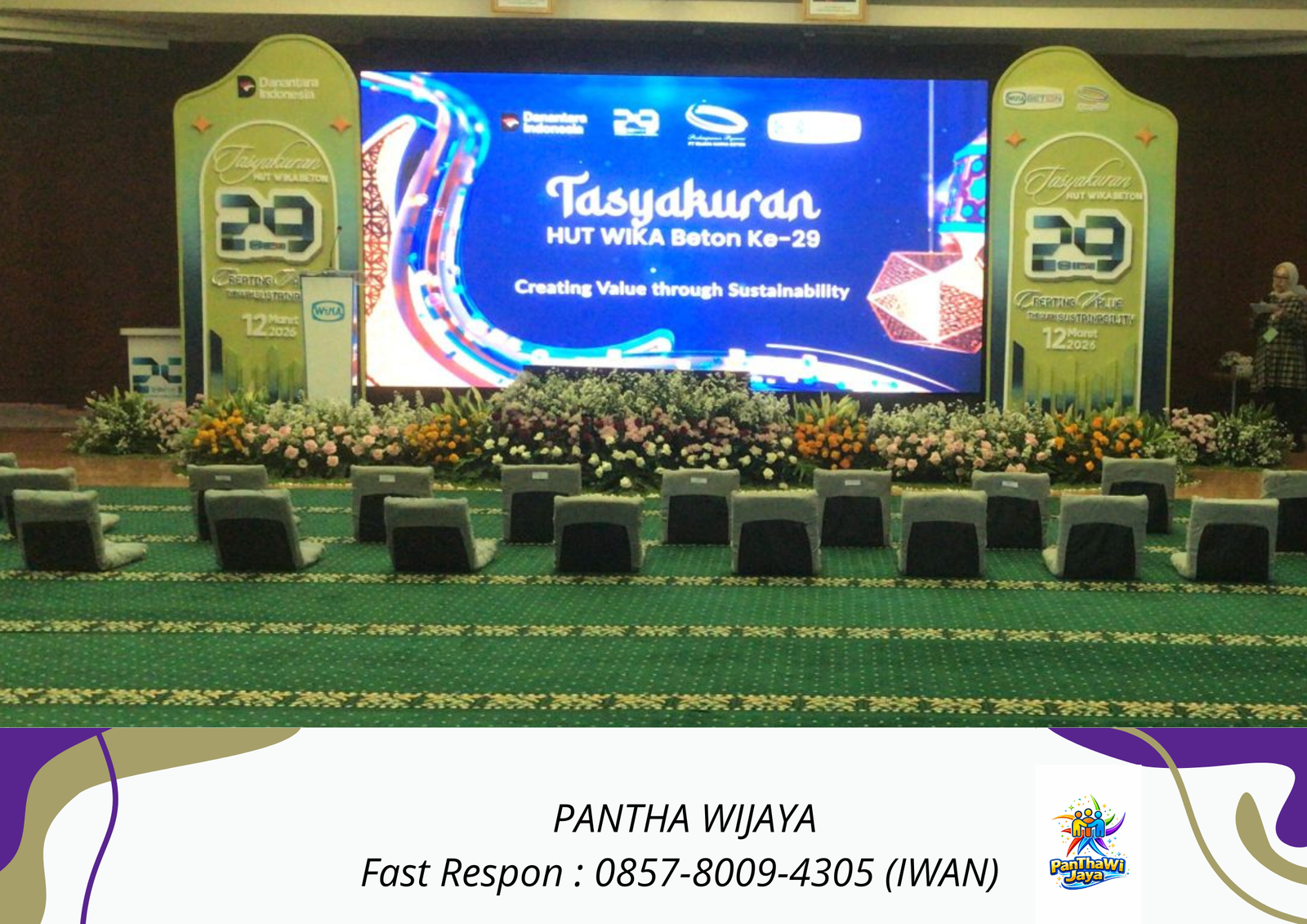 Rental Sewa Backdrop Frame Led Jakarta