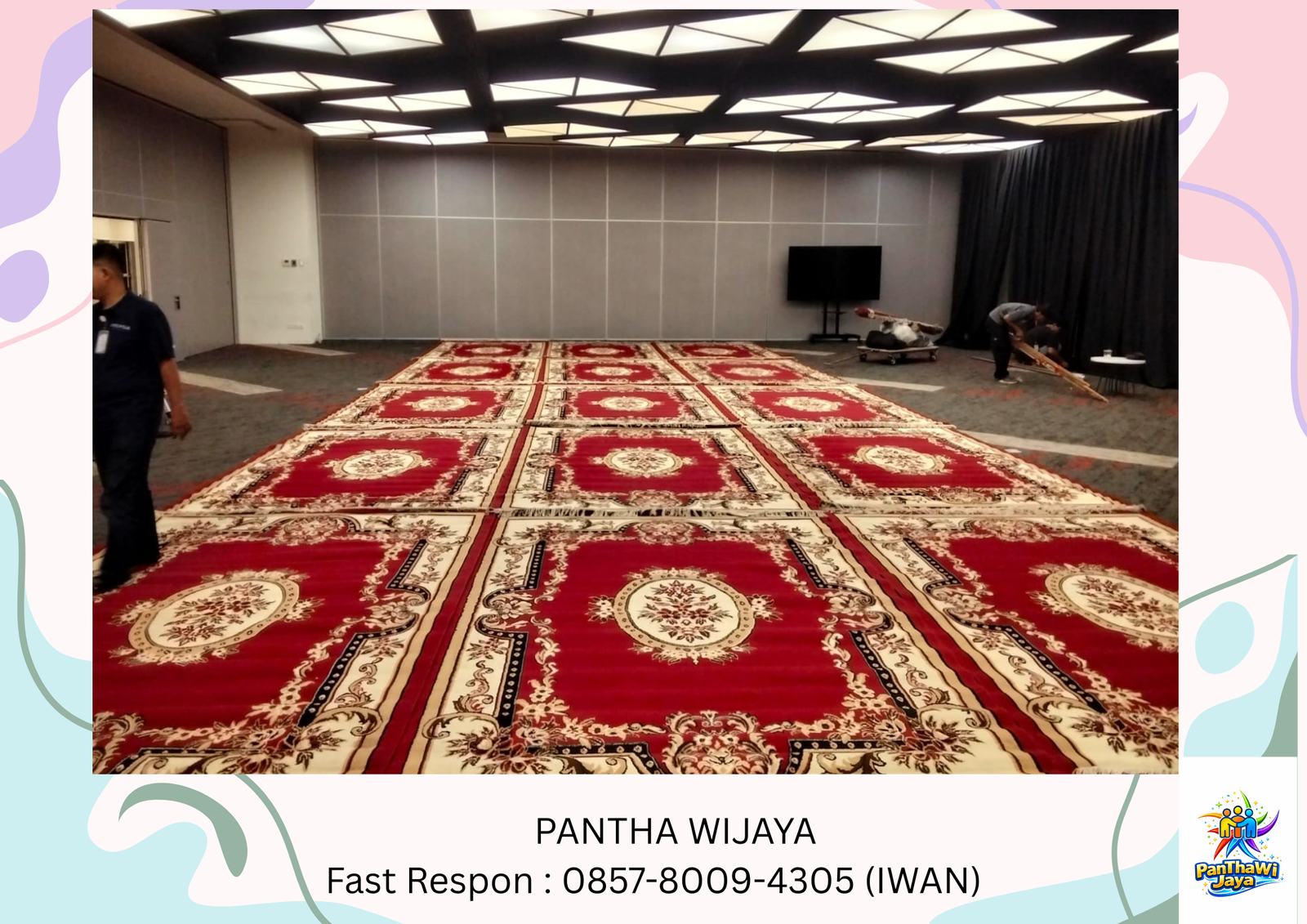 Rental Tenda Roder Karpet Permadani Panggung Backdrop Karawang