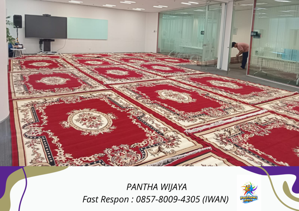 Sewa Karpet Permadani Merah Area Tangerang