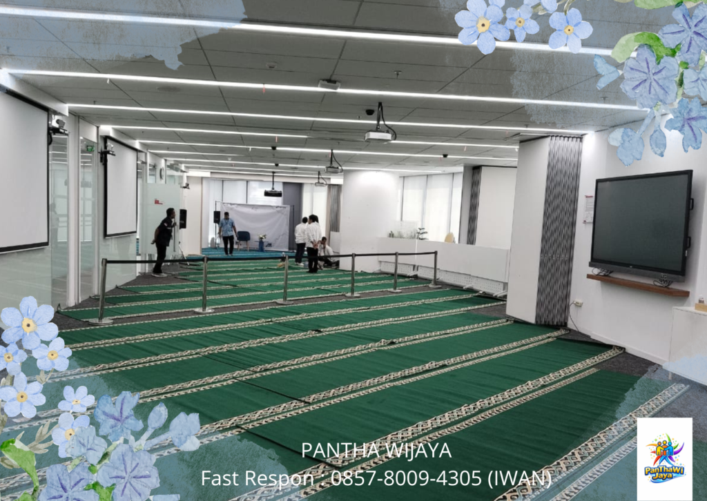 Sewa Karpet Sajadah Masjid warna Hijau Area Bekasi