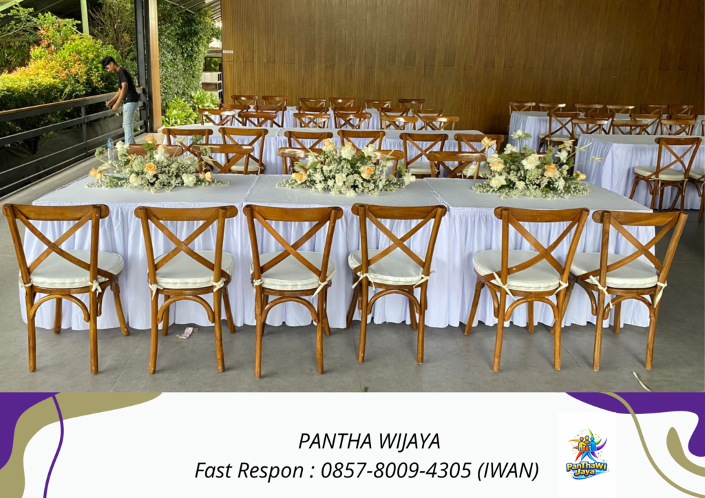 Sewa Kursi Crossback Bantalan Bekasi