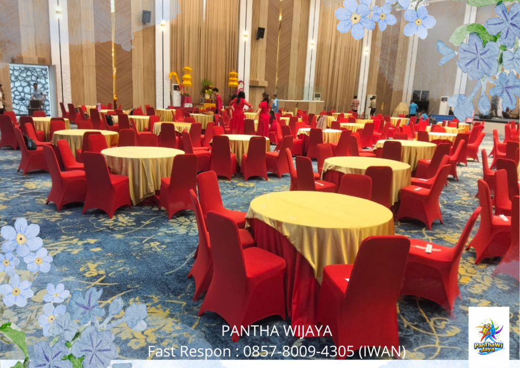 Sewa Kursi Event Cover Merah Area Bekasi