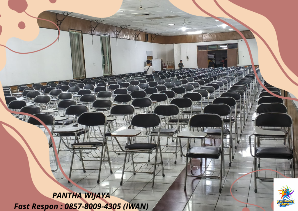 Sewa Kursi Test Kuliah Lipat Stainless Bekasi