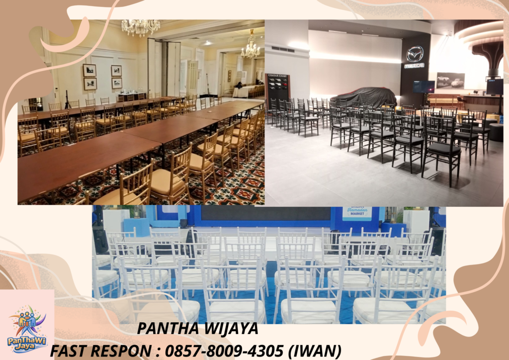 Sewa Kursi Tiffany Ready Stok Area Jakarta Barat