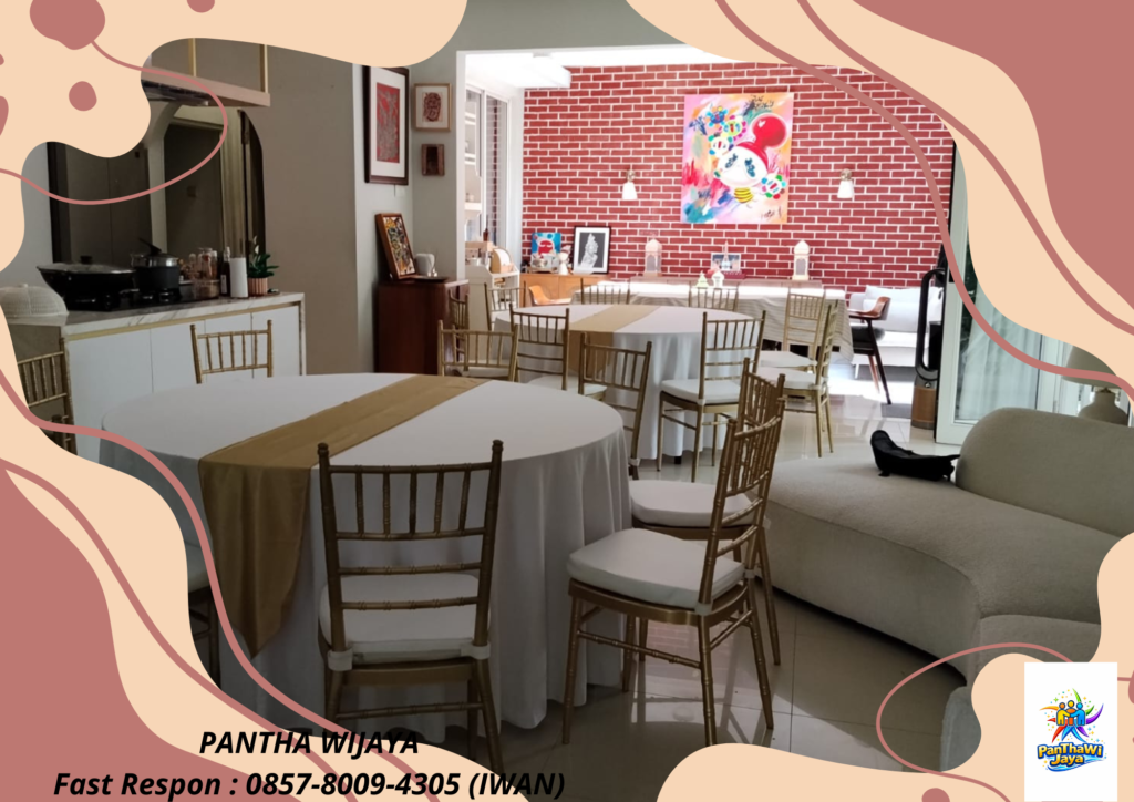 Sewa Kursi Tiffany VIP Gold Area Jakarta