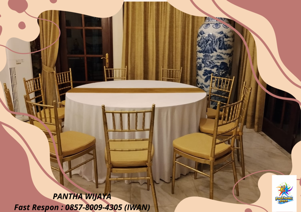 Sewa Kursi Tiffany VIP Gold Area Jakarta