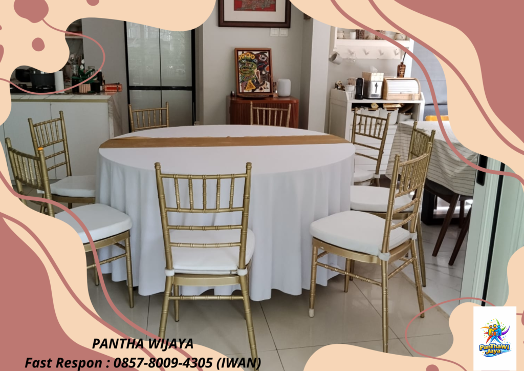 Sewa Kursi Tiffany VIP Gold Area Jakarta