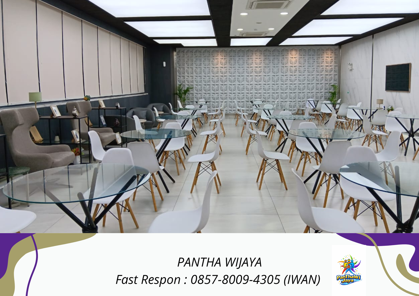 Sewa Meja Dealing Kaca Area Jakarta