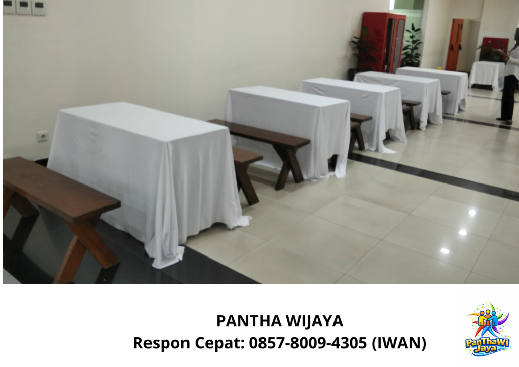 Sewa Meja Kotak Kursi Taman Kayu Area Bekasi