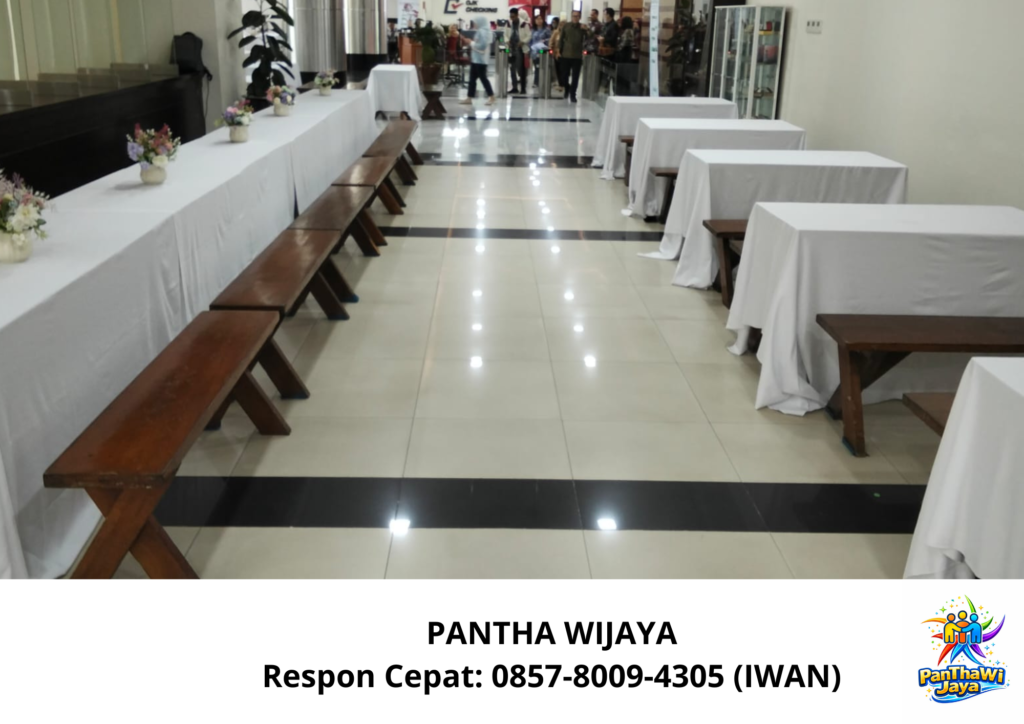 Sewa Meja Kotak Kursi Taman Kayu Area Bekasi