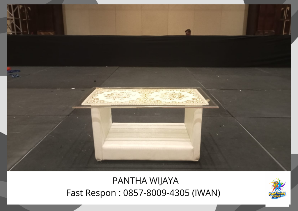 Sewa Meja Kotak Meja Bundar Meja Vip Kaca Meja Dealing Area Bekasi