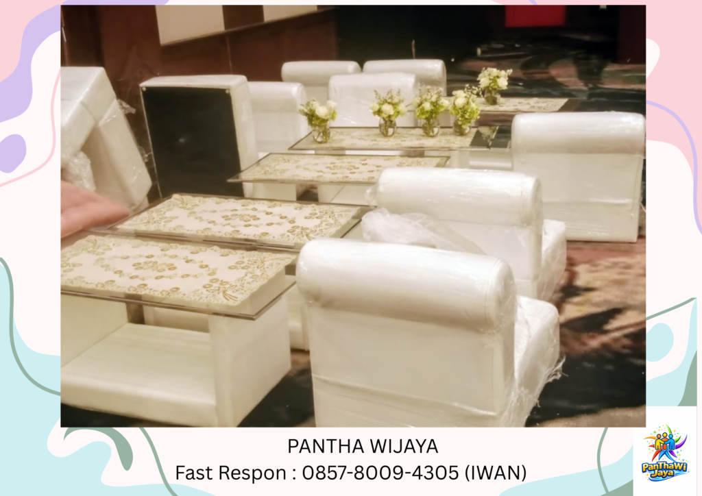 Sewa Meja Sofa Lesehan Karpet Permadani Area Karawang