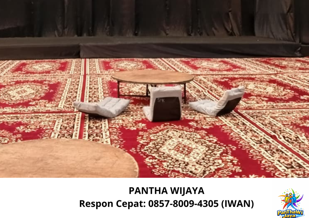 Sewa Tenda Roder Berikut Meja Kursi Lesehan Permadani Jakarta